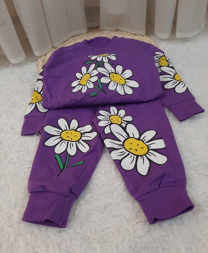 بلوز شلوار بابونه دخترانه