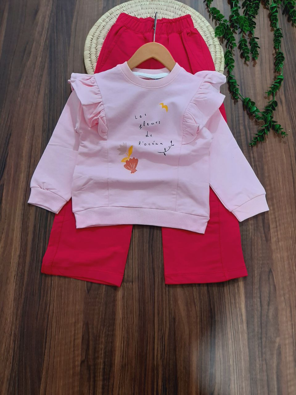 بلوزشلواردخترانه گل