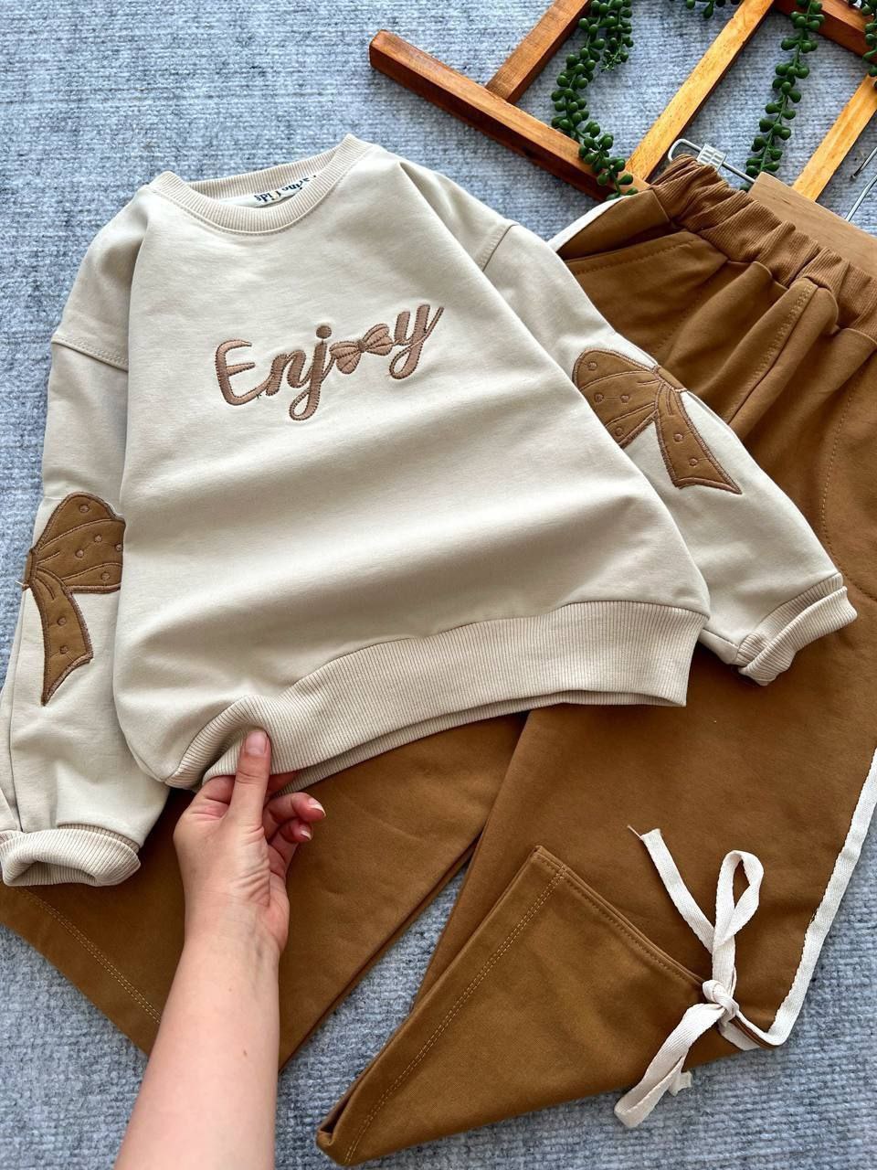 بلوزشلواردخترانه طرح پاپیون