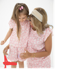 ست راحتی دخترانه تیشرت شلوارک راحتی طرح خرگوش وپلنگی سایزچندماه تا۵الی۶سال