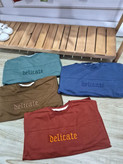 بلوزشلوار طرح:گلدوزی Delicate اسپرت دخترپسرسایز۵۰و۵۵